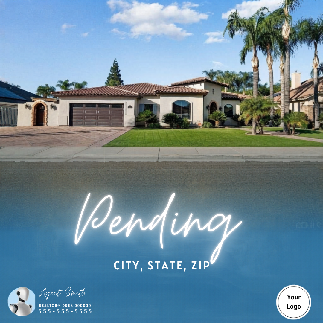Pending property flyer sample by Diamond TC